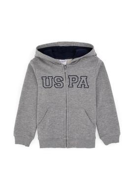 Erkek Çocuk Gri Melanj Örme Hırka - 50313844021