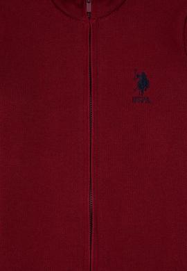 Erkek Çocuk Bordo Triko Hırka - 50317144008