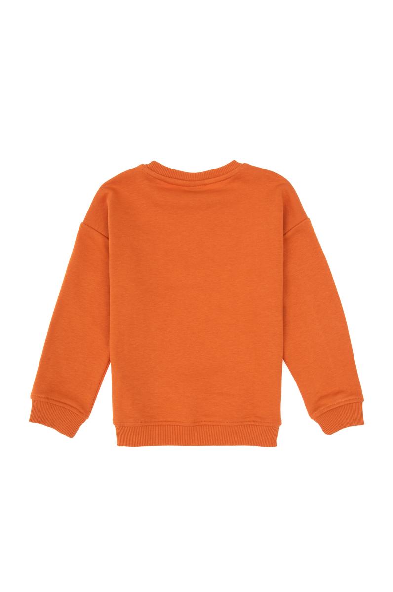 Erkek Çocuk Bakır Bisiklet Yaka Basic Sweatshirt