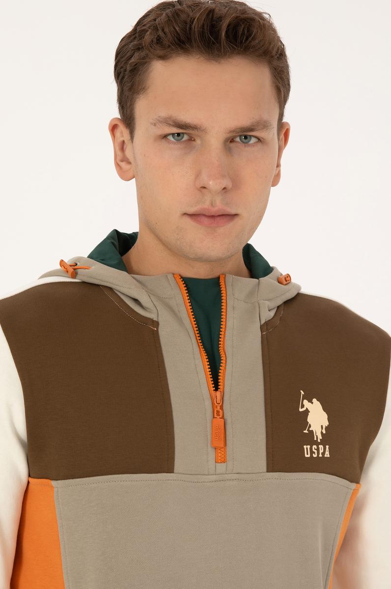 Erkek Krem Sweatshirt