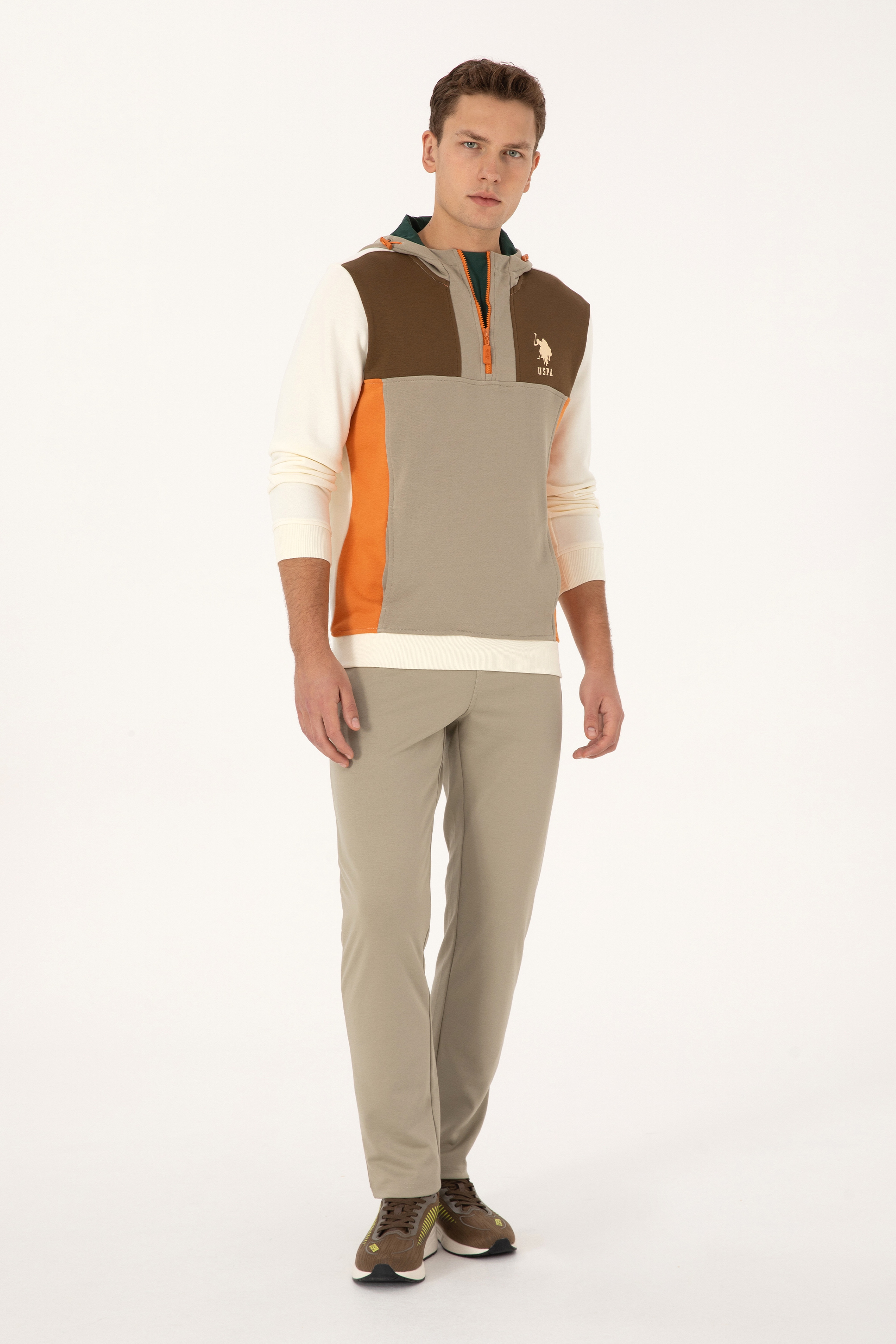 Erkek Krem Sweatshirt