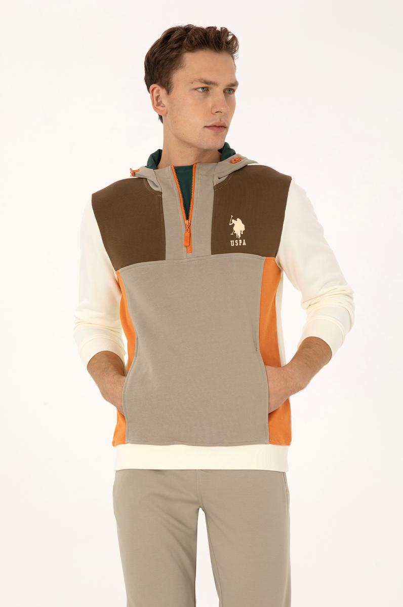 Erkek Krem Sweatshirt