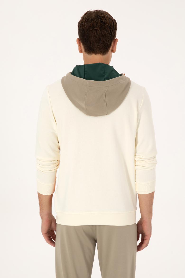 Erkek Krem Sweatshirt - 50309963031