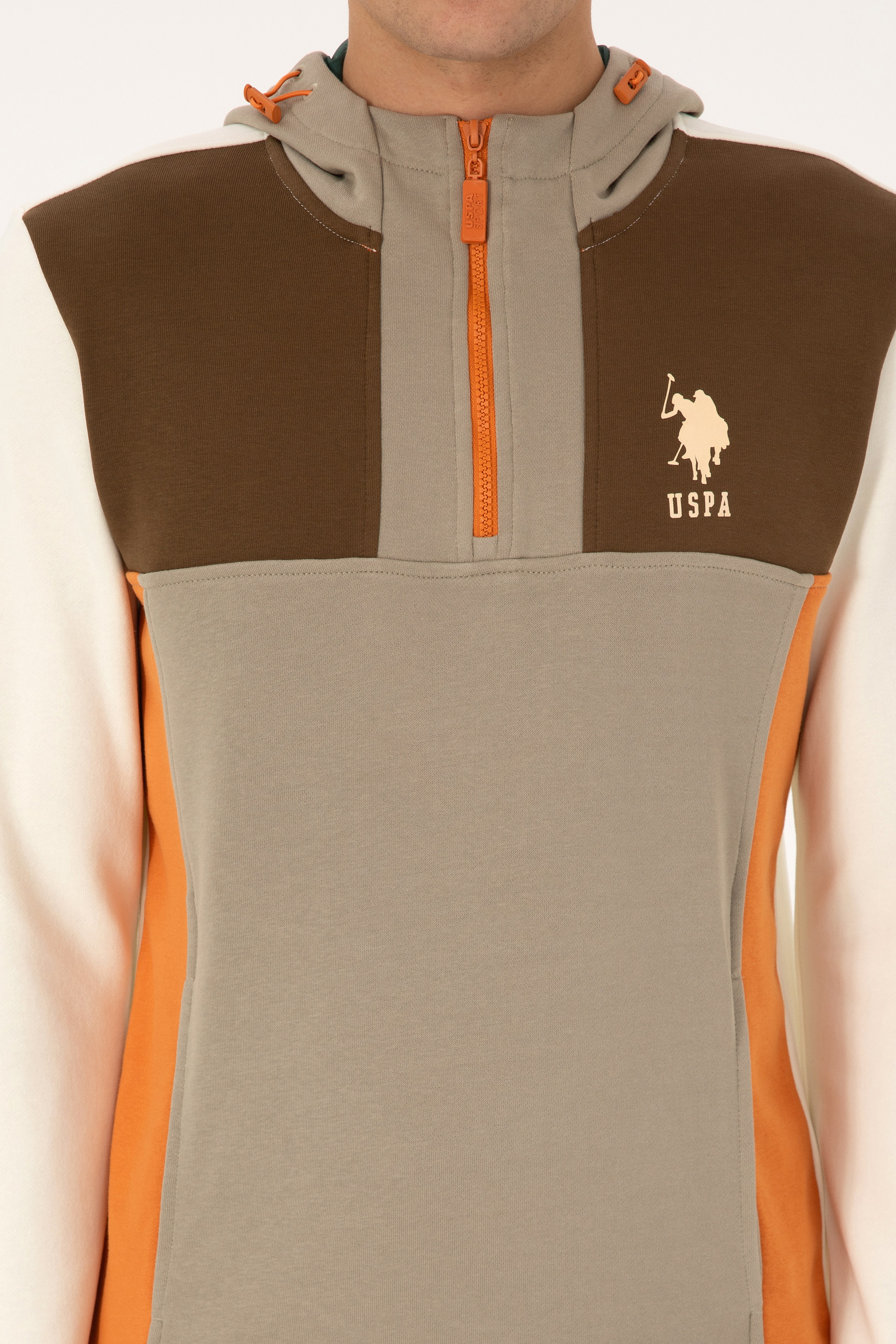 Erkek Krem Sweatshirt - Image 6