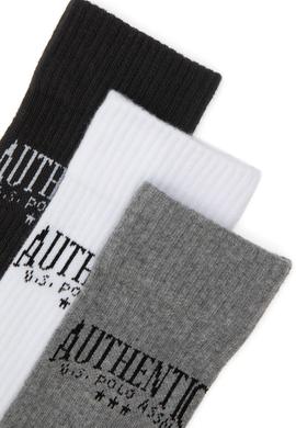 Erkek Siyah 3'lü Soket Çorap - 50317937001