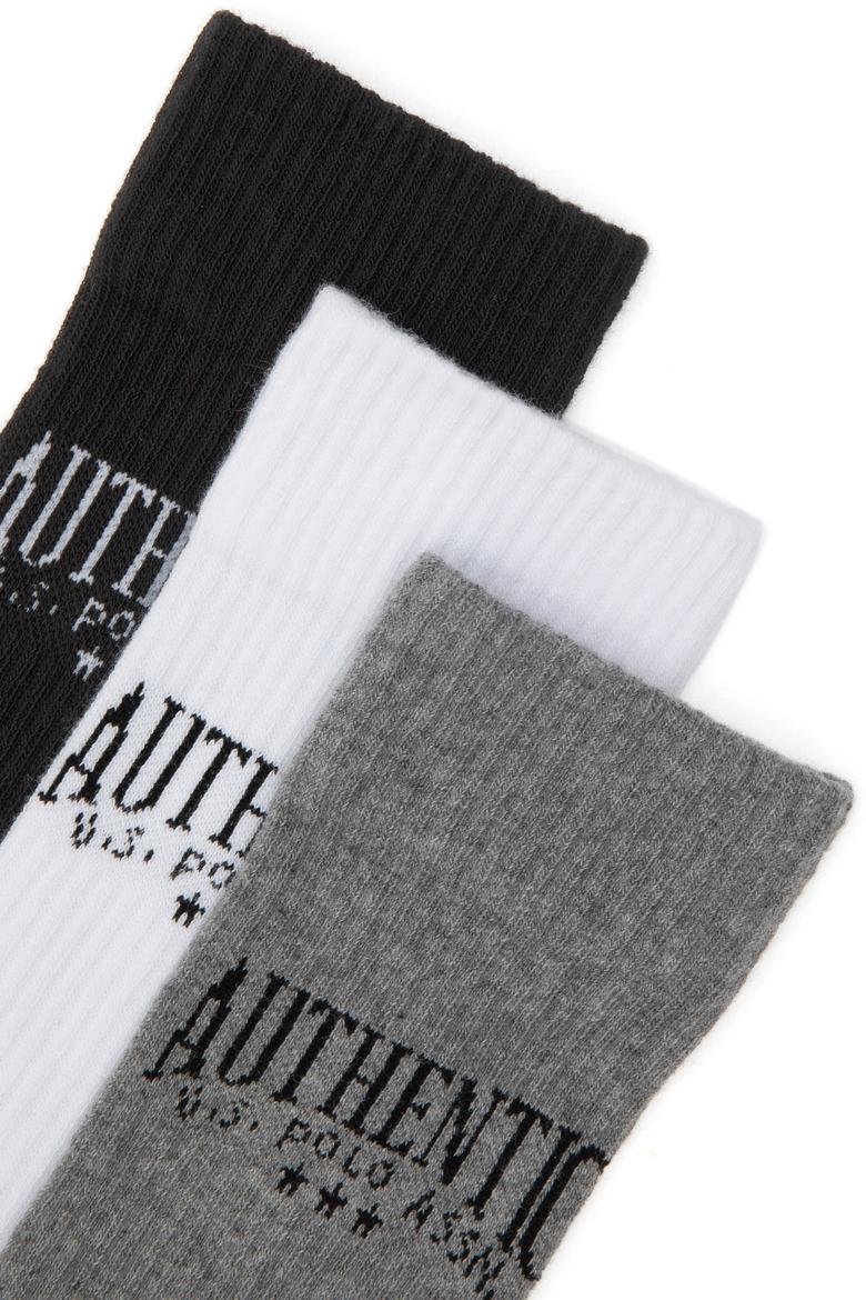 Erkek Siyah 3'lü Soket Çorap - 50317937001