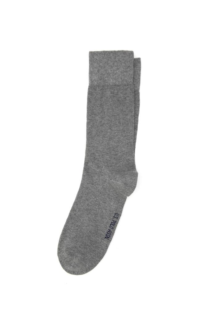 Erkek Gri Melanj Soket Çorap