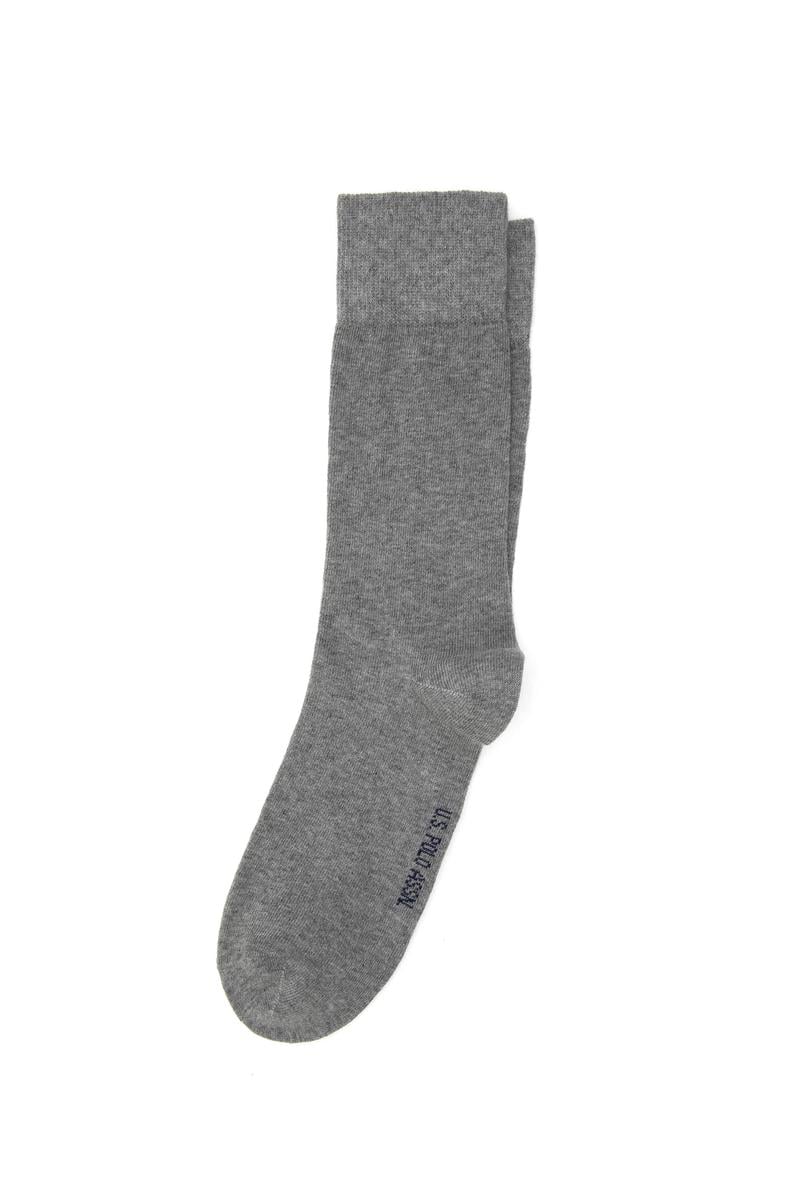 Erkek Gri Melanj Soket Çorap