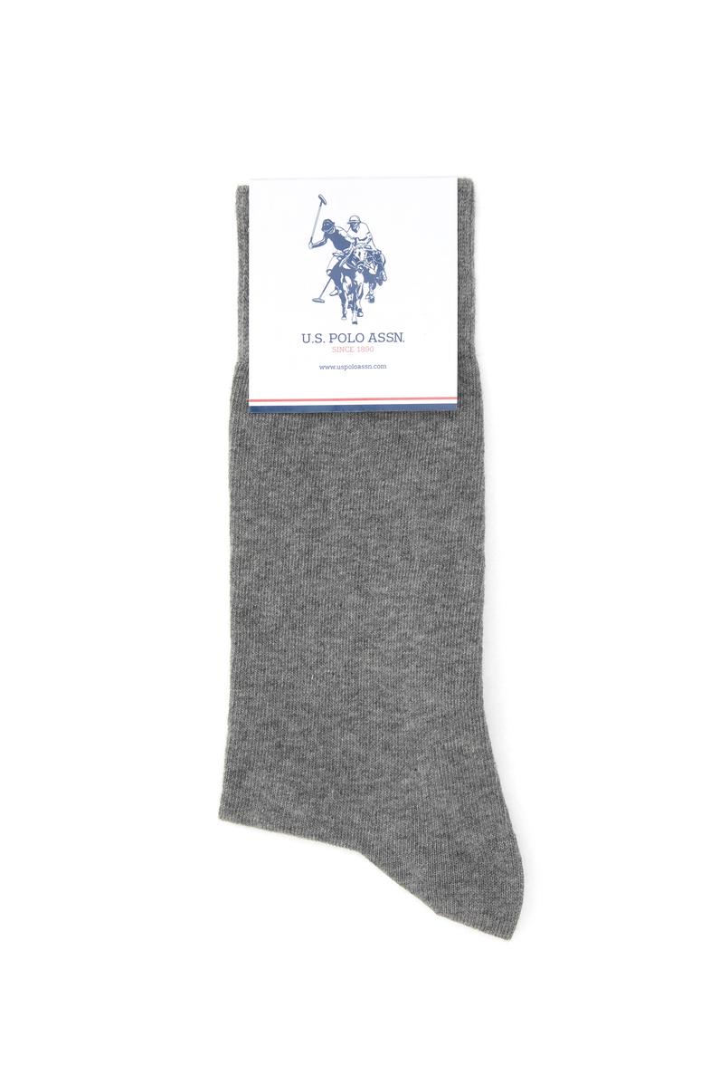 Erkek Gri Melanj Soket Çorap