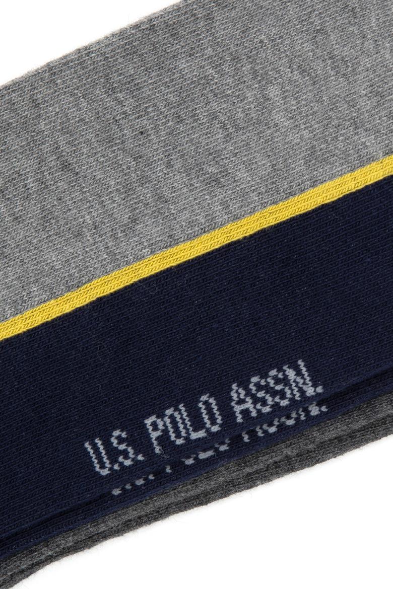 Erkek Gri Melanj 2'li Soket Çorap - 50317968001