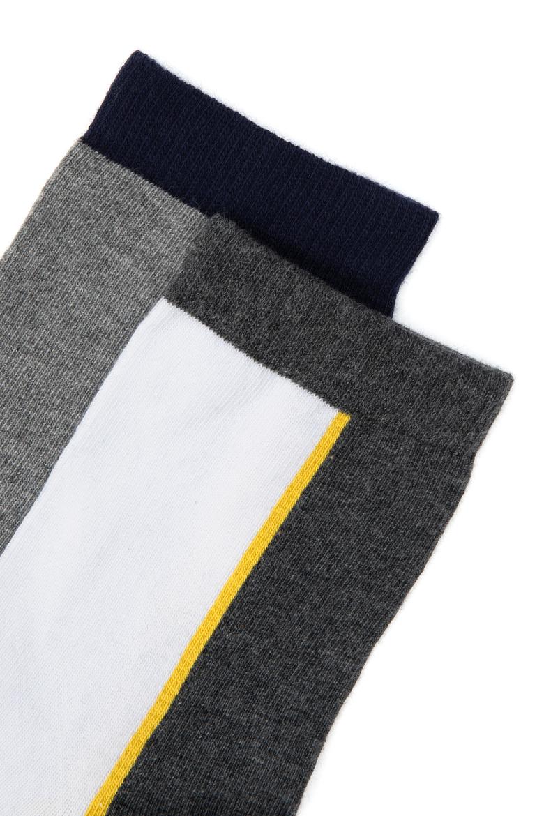 Erkek Gri Melanj 2'li Soket Çorap - 50317968001