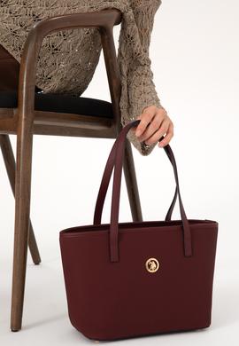 Kadın Bordo Kol Çantası - 50293676010