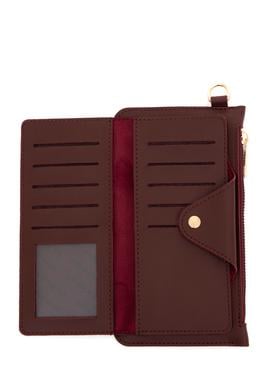 Kadın Bordo Cüzdan - 50316864002