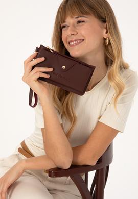 Kadın Bordo Cüzdan - 50316864002