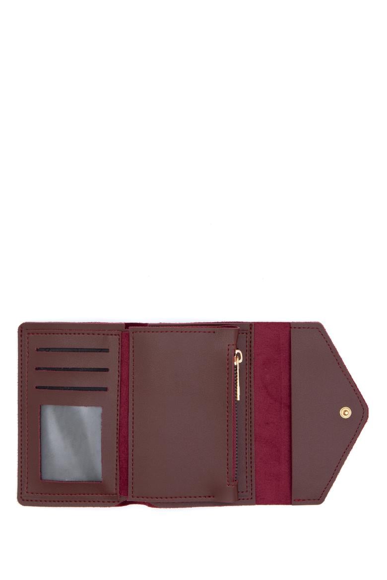 Kadın Bordo Cüzdan - 50317054002