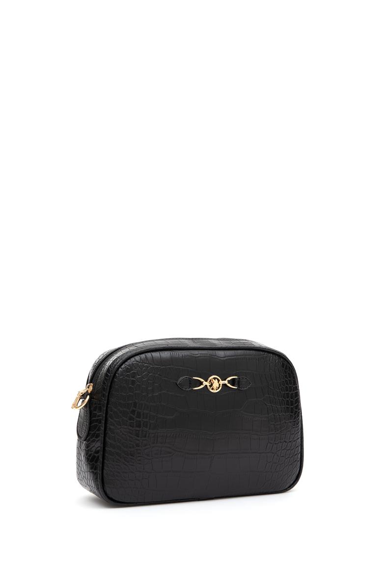Kadın Siyah Kroko Çapraz Çanta - 50317817001