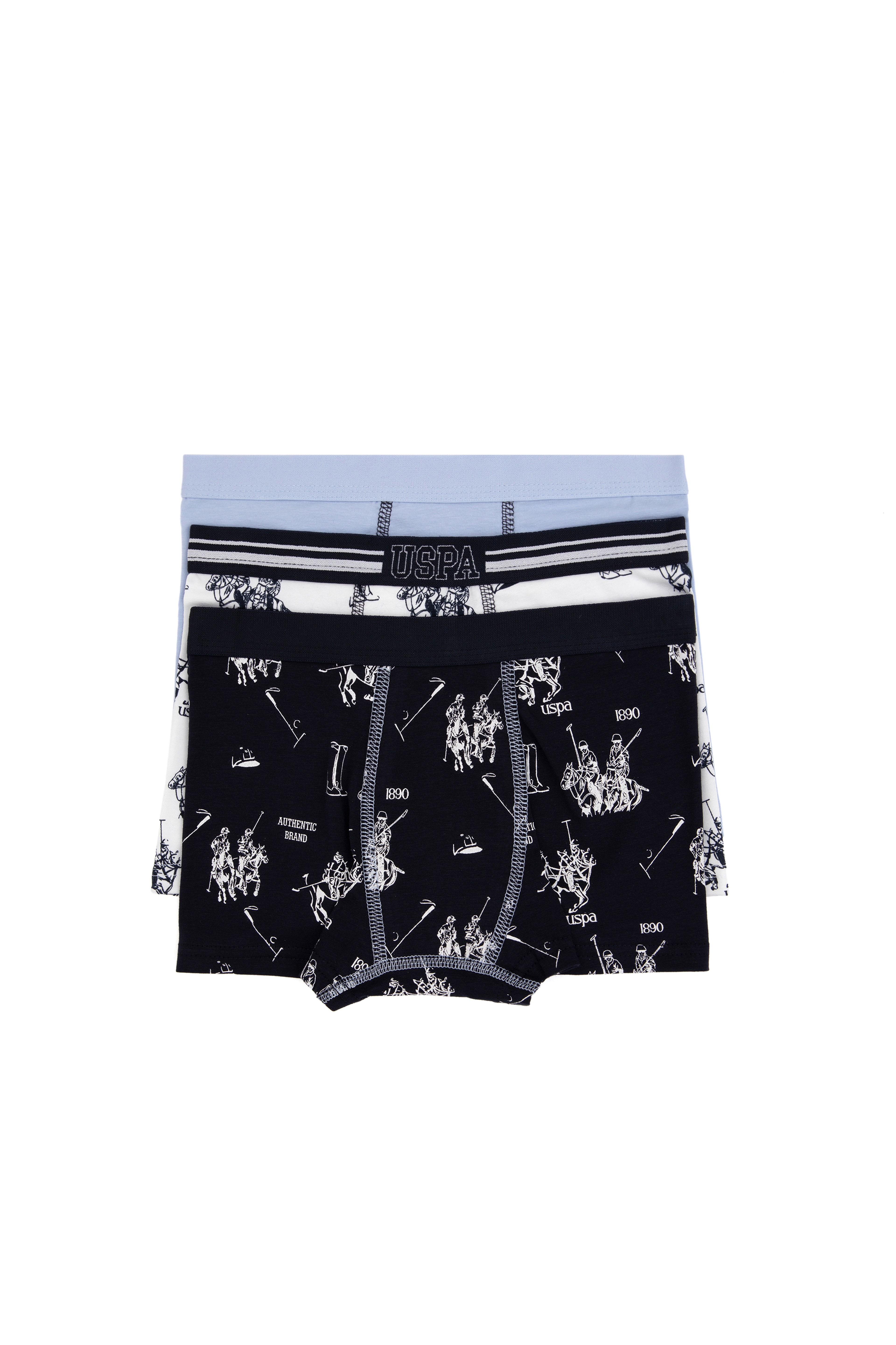 Erkek Çocuk 3'lü Boxer Takım
