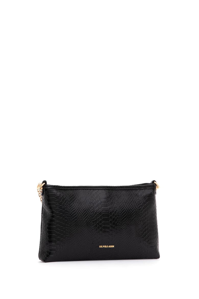 Kadın Siyah Zincir Askılı Kroko Kol Çantası - 50317816001