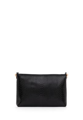 Kadın Siyah Zincir Askılı Kroko Kol Çantası - 50317816001