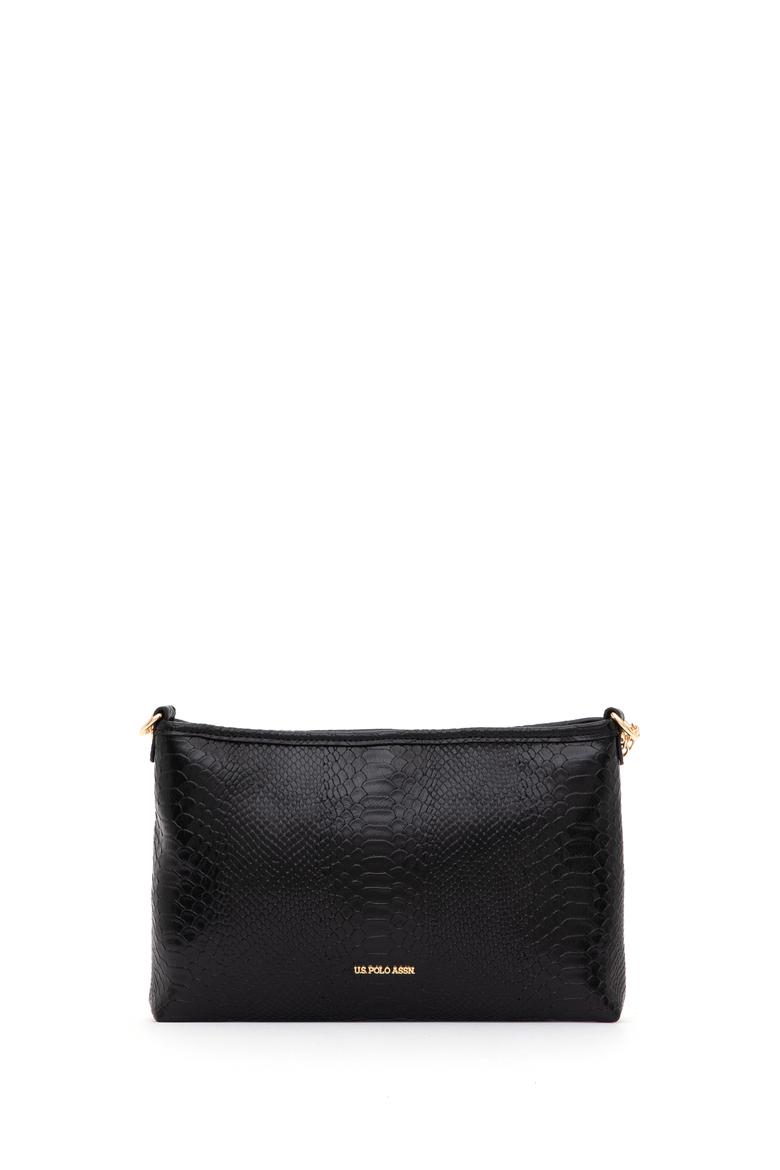 Kadın Siyah Zincir Askılı Kroko Kol Çantası - 50317816001