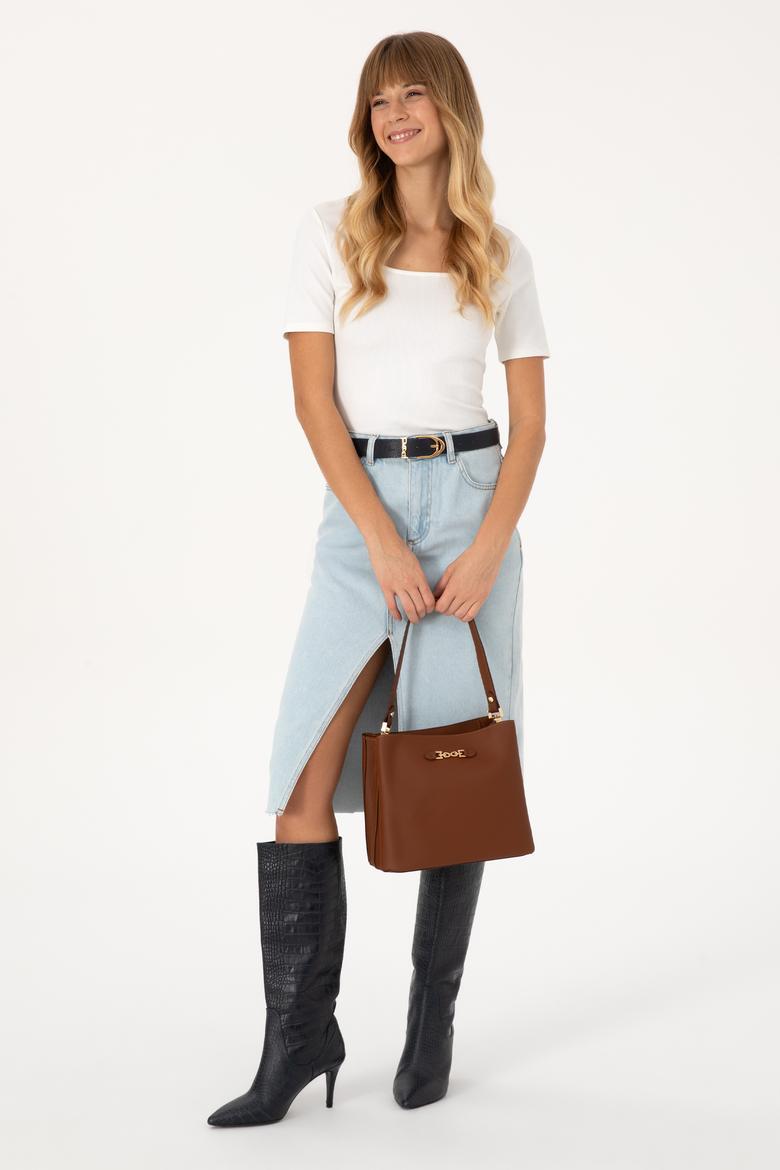 Kadın Açık Kahverengi Kol Çantası