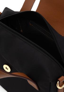 Kadın Siyah Kapitone Çapraz Çanta - 50317833001