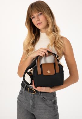 Kadın Siyah Kapitone Çapraz Çanta - 50317833001