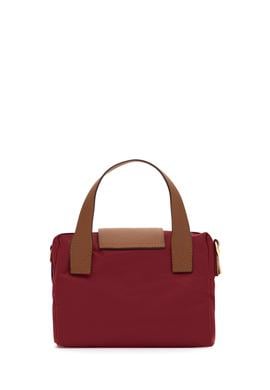Kadın Bordo Kapitone Çapraz Çanta - 50317833003