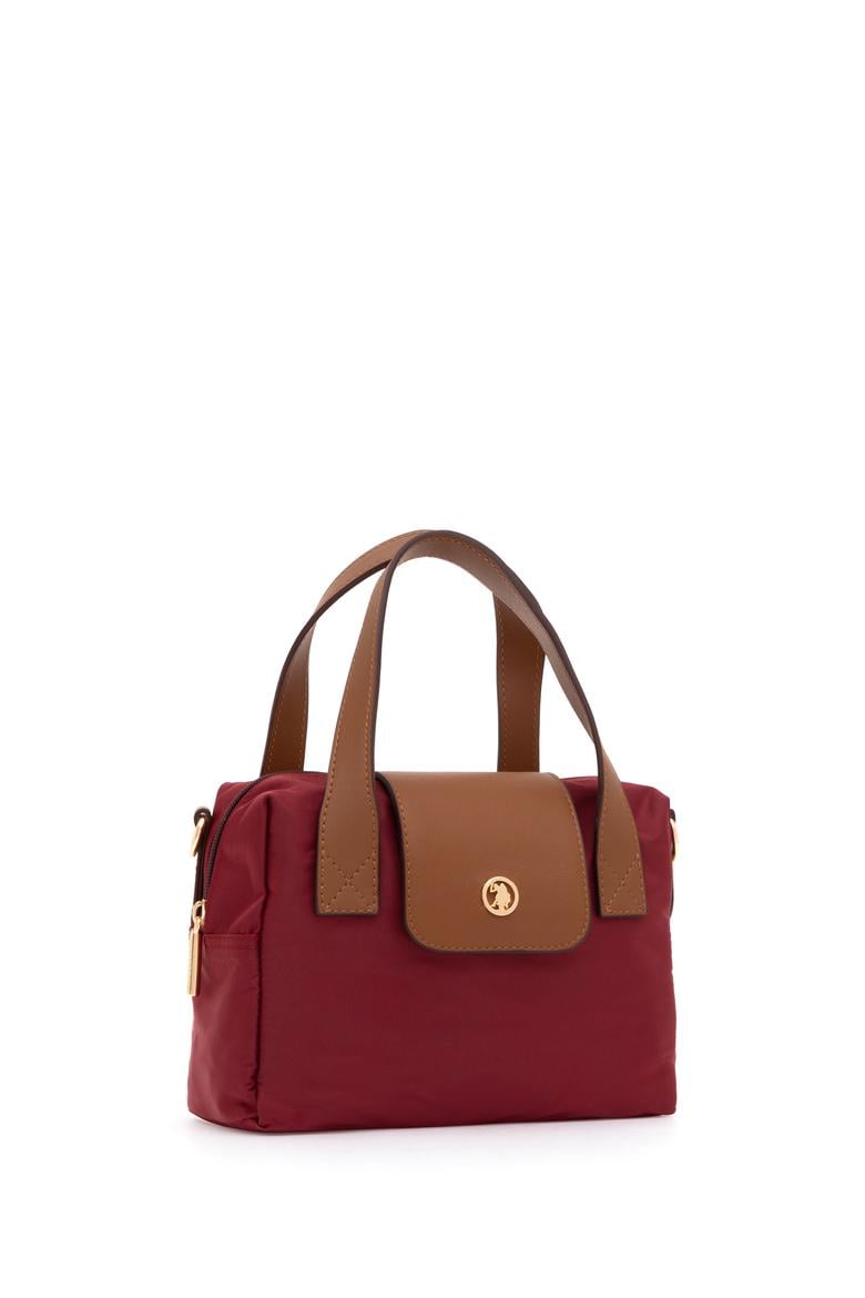Kadın Bordo Kapitone Çapraz Çanta - 50317833003