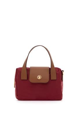 Kadın Bordo Kapitone Çapraz Çanta - 50317833003
