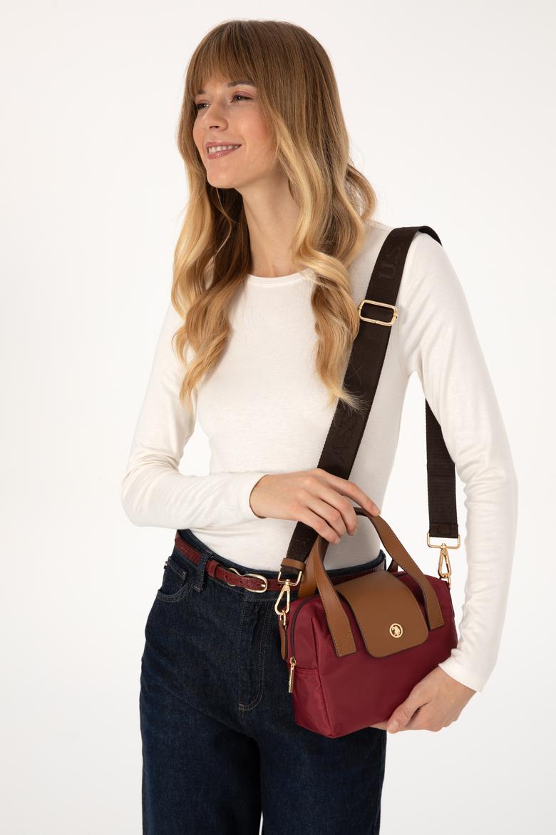 Kadın Bordo Kapitone Çapraz Çanta