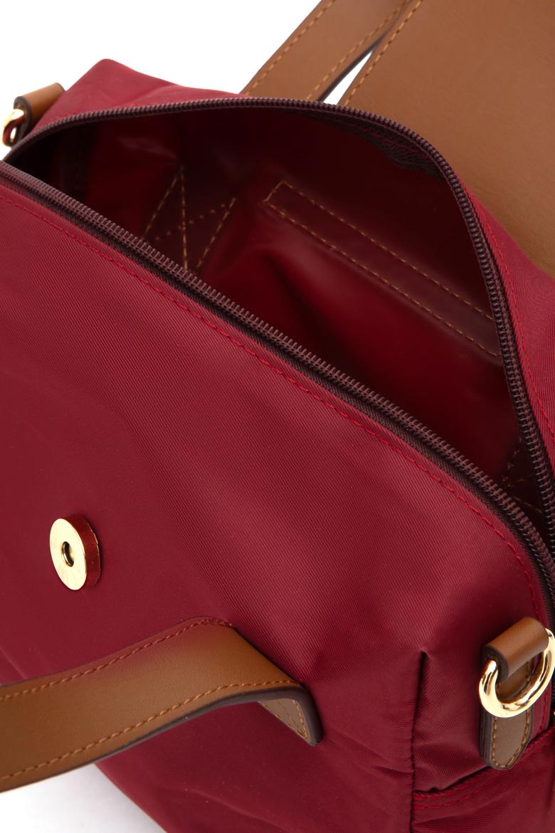 Kadın Bordo Kapitone Çapraz Çanta - 50317833003
