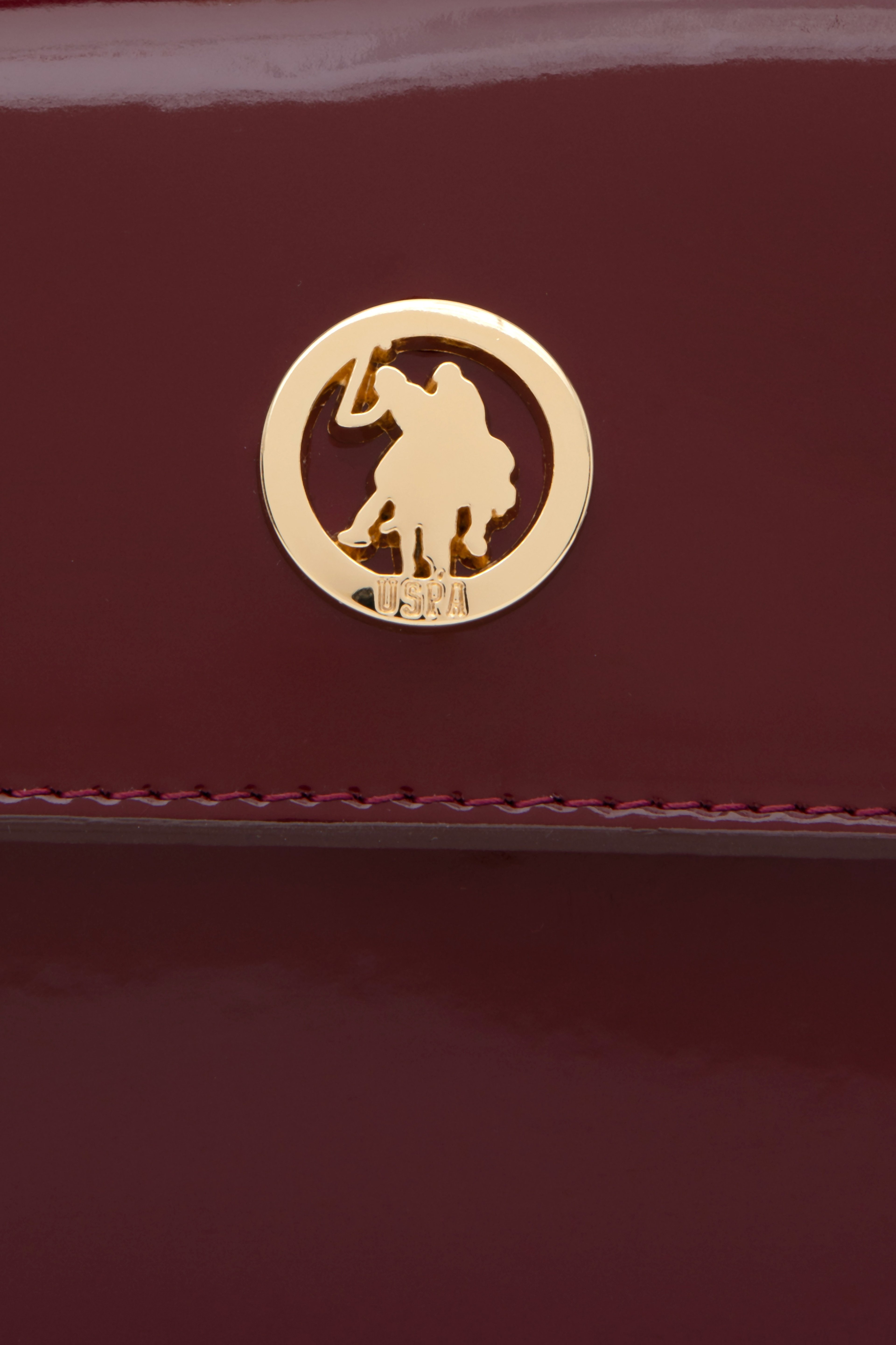 Kadın Bordo Rugan Kol Çantası - Image 7