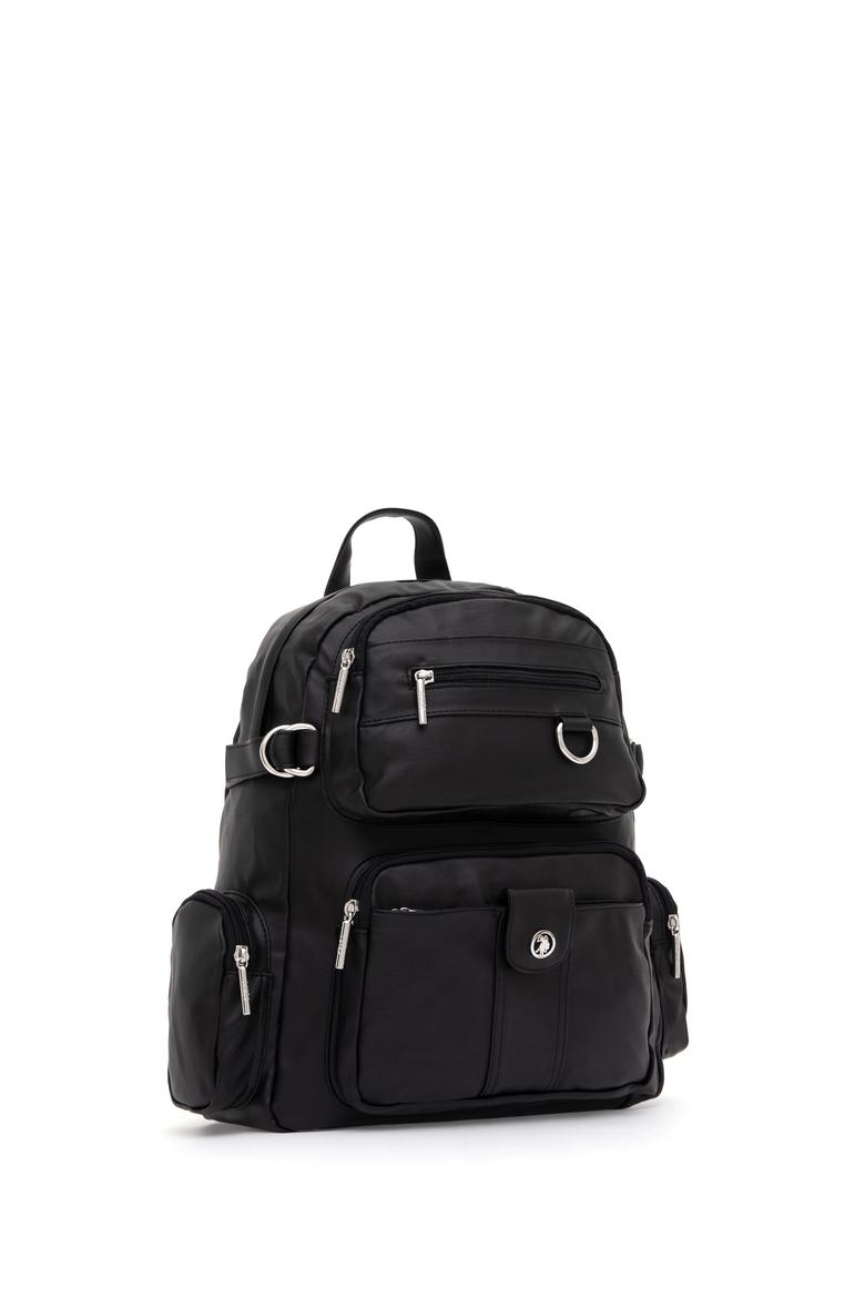 Kadın Siyah Yumuşak Sırt Çantası - 50317805001
