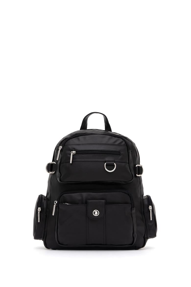 Kadın Siyah Yumuşak Sırt Çantası - 50317805001