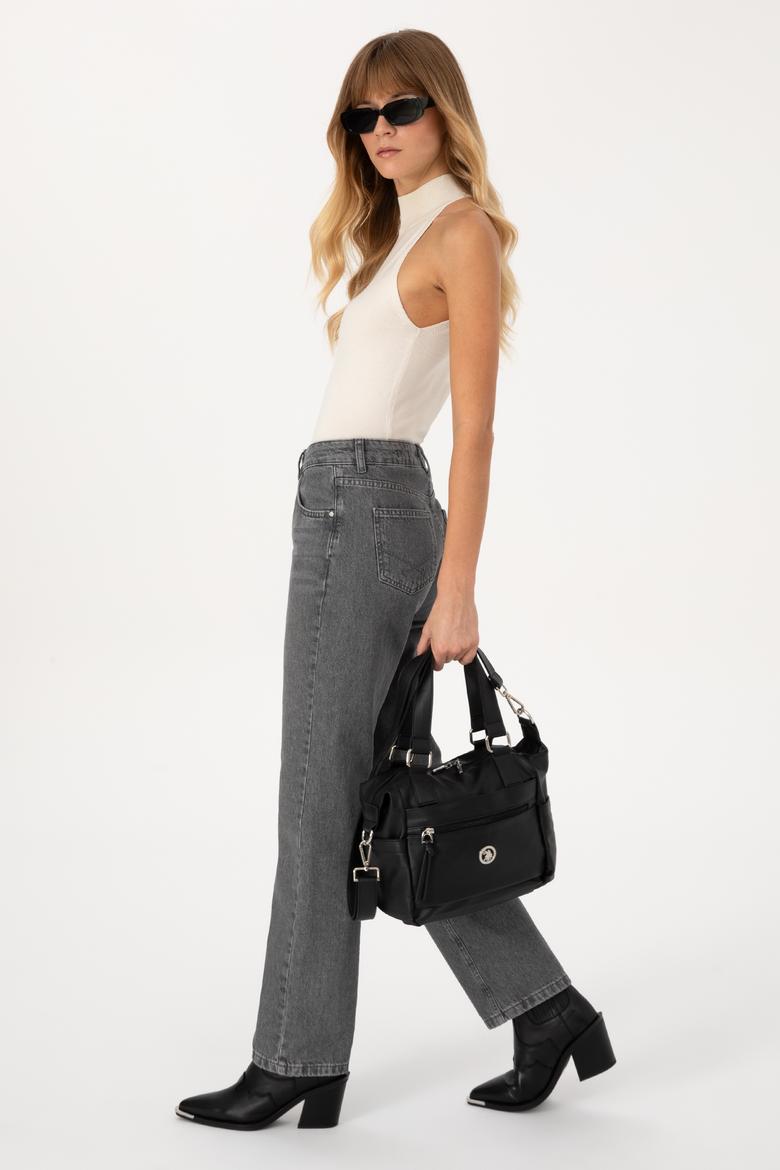 Kadın Siyah Yumuşak Kol Çantası