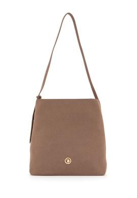 Kadın Vizon Süet Omuz Çantası - 50317826003