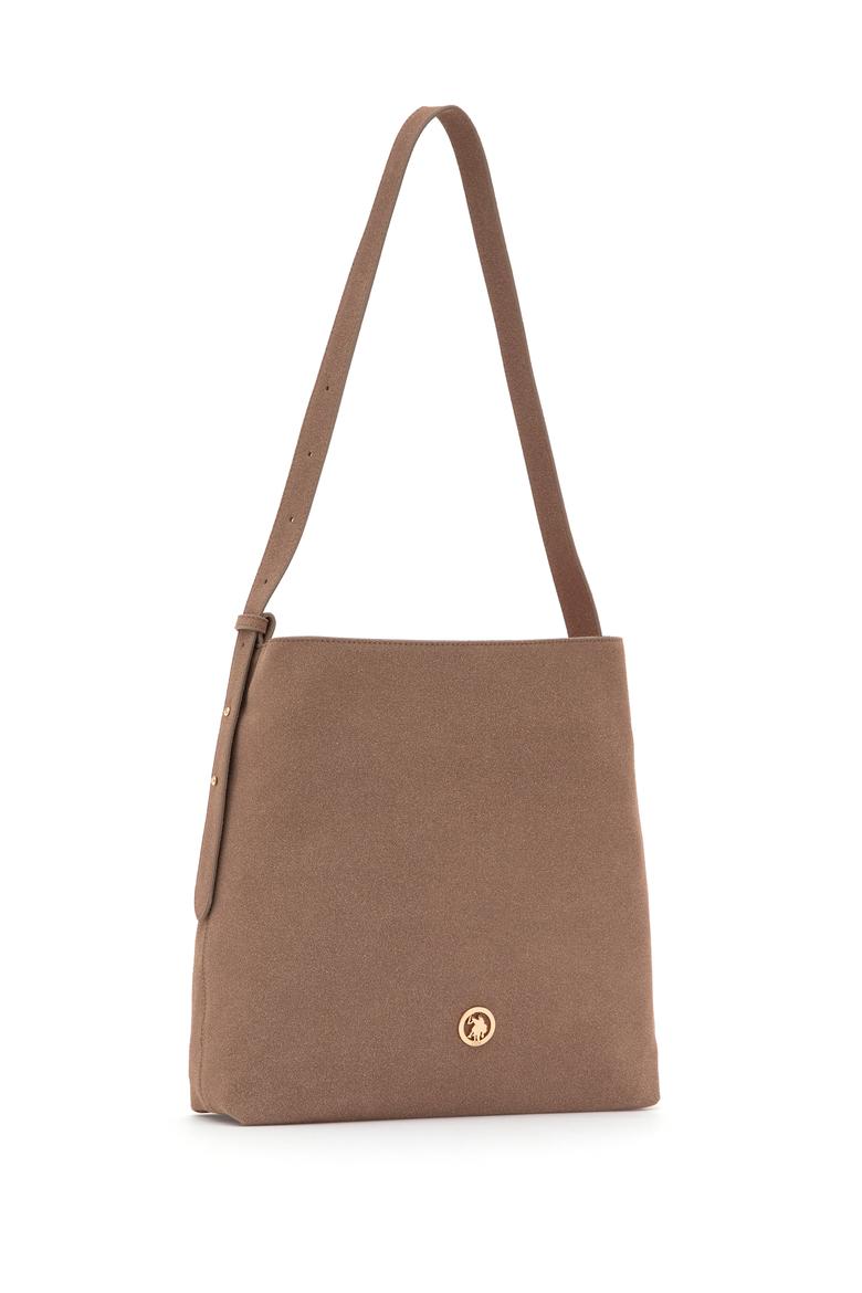 Kadın Vizon Süet Omuz Çantası - 50317826003