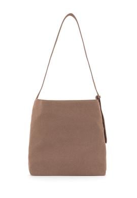 Kadın Vizon Süet Omuz Çantası - 50317826003