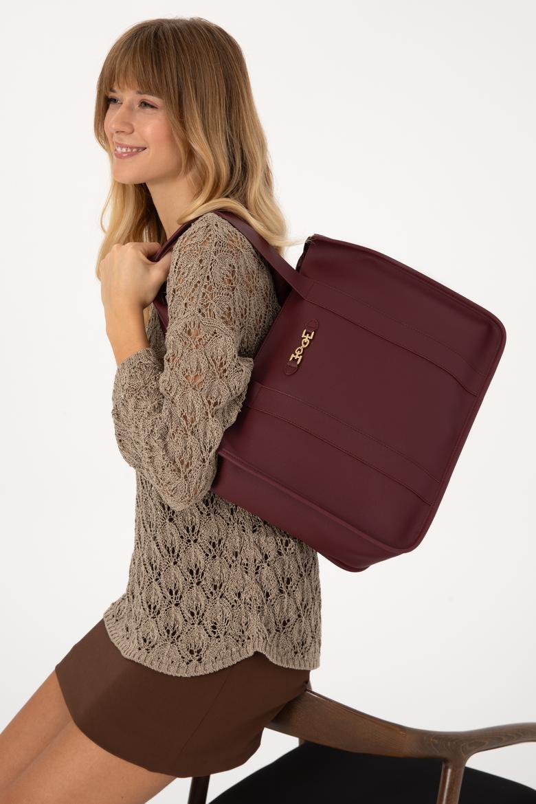 Kadın Bordo Kol Çantası - 50317821002