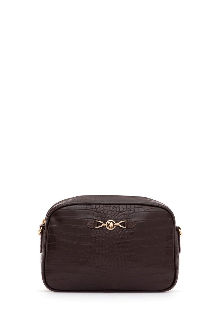 Kadın Kahverengi Kroko Çapraz Çanta - 50317817002