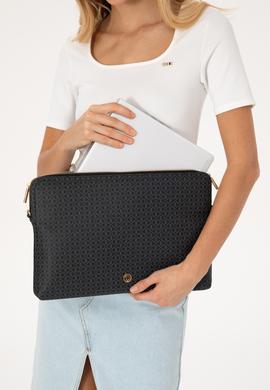 Kadın Siyah Çıkarılabilir Askılı Laptop Çantası - 50317812001