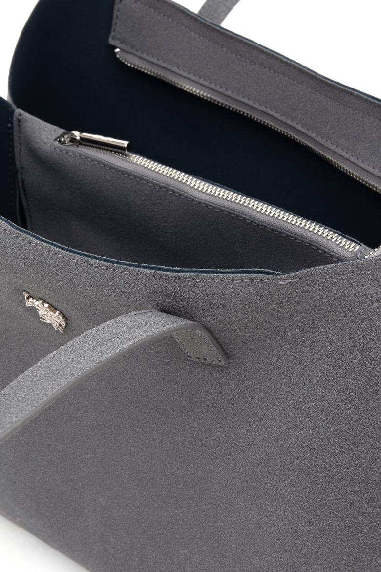 Kadın Gri Süet Kol Çantası - 50317827002