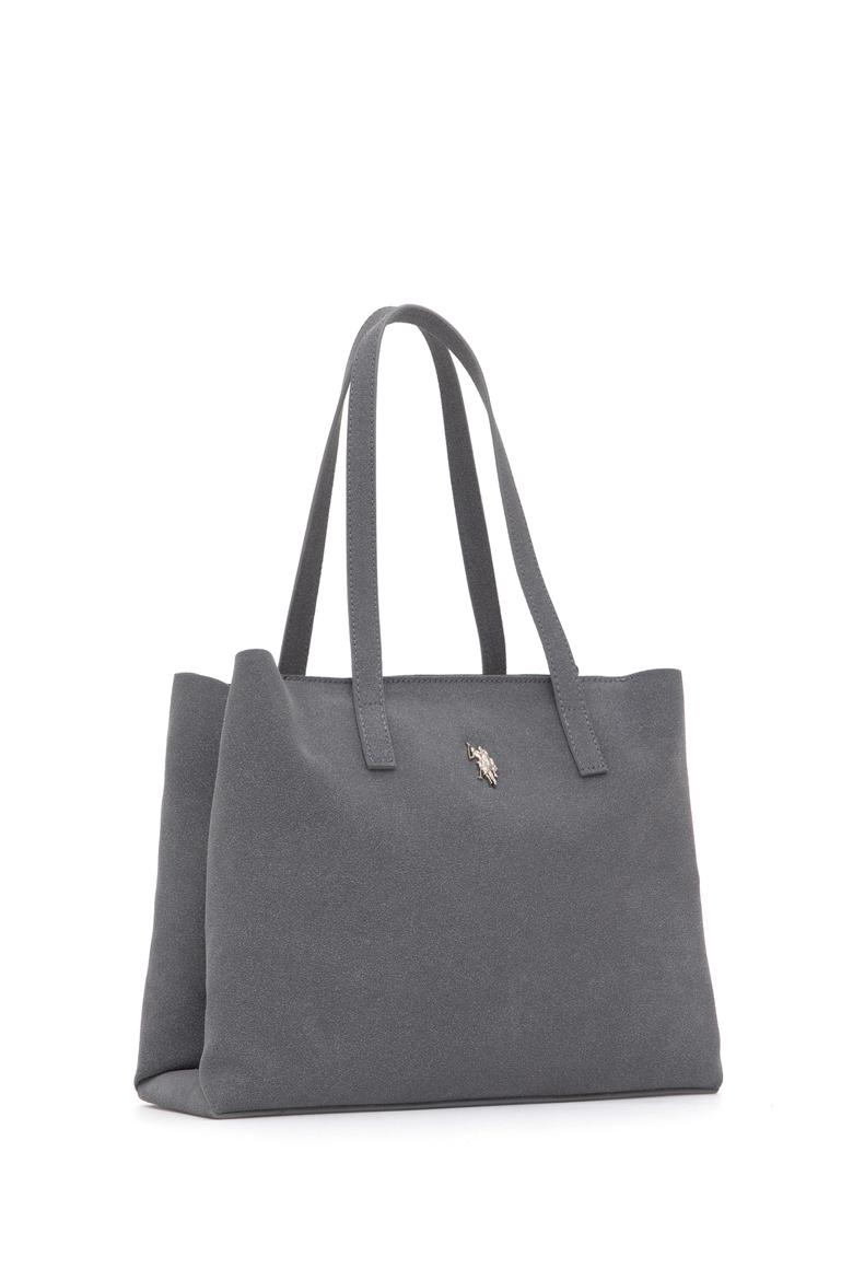 Kadın Gri Süet Kol Çantası - 50317827002