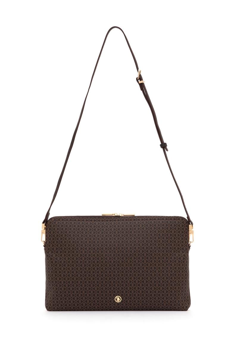 Kadın Kahverengi Çıkarılabilir Askılı Laptop Çantası