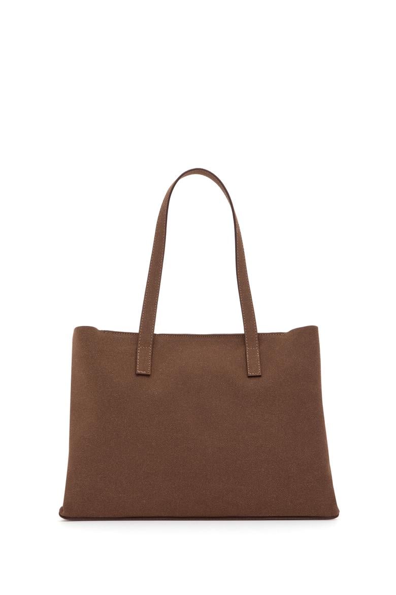 Kadın Kahverengi Süet Kol Çantası - 50317827001