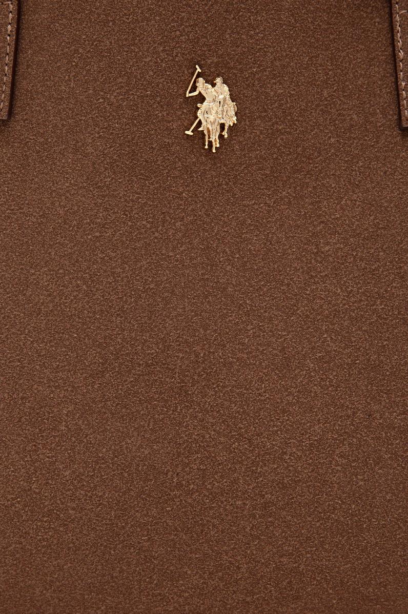 Kadın Kahverengi Süet Kol Çantası