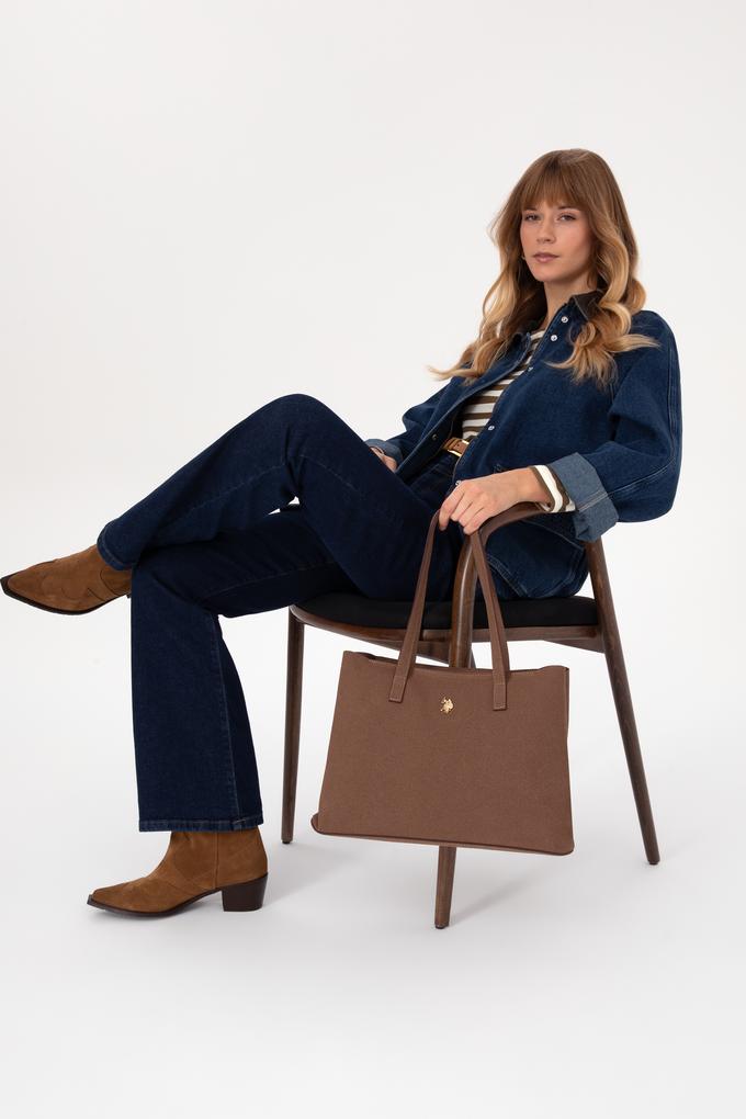 Kadın Kahverengi Süet Kol Çantası