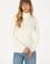 Kadın Krem Balıkçı Yaka Sweatshırt