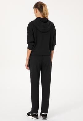 Kadın Siyah Modal Karışımlı Eşofman Altı - 50313571007